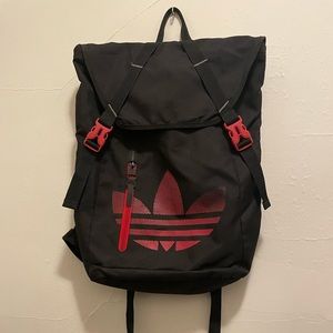 Adidas black and red backpack, great condition